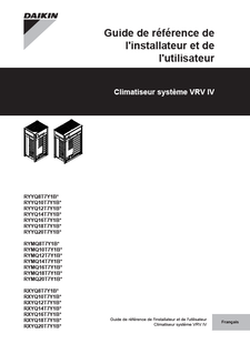 RYYQ-T,RYMQ-T,RXYQ-T,RYYQ-T8_4PFR370475-1C_2016_11_Installer and user reference guide_French download